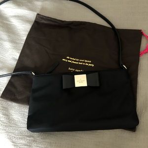 Kate Spade bow nylon crossbody w/ dust bag